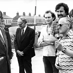 Prince Philip, Duke of Edinburgh visits Salford University. 12th July 1979