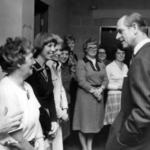 Prince Philip, Duke of Edinburgh visits Salford University, Greater Manchester Prince Philip, Duke of Edinburgh visits Salford University, Greater Manchester