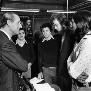 Prince Philip, Duke of Edinburgh visits Salford University, Greater Manchester Prince Philip, Duke of Edinburgh visits Salford University, Greater Manchester