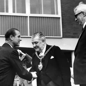 Prince Philip, Duke of Edinburgh visits Salford University, where he serves as Chancellor Prince Philip, Duke of Edinburgh visits Salford University, where he serves as Chancellor