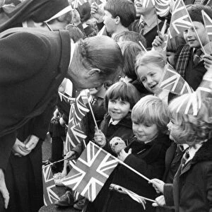 Prince Philip, Duke of Edinburgh, visits St Cuthberts Boys club