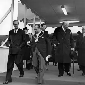 Prince Philip, Duke of Edinburgh visits the Transformer Factory, Wythenshawe