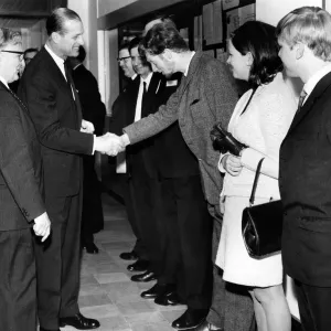 Prince Philip at UMIST Print, 21st May 1968