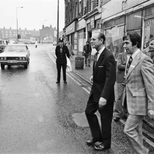 Prince Philip, Duke of Edinburgh visits Wavertree, Liverpool. 23rd February 1978 Prince Philip, Duke of Edinburgh visits Wavertree, Liverpool. 23rd February 1978