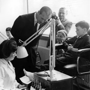 Prince Philip, Duke of Edinburgh watches Janice Preston, 7 Prince Philip, Duke of Edinburgh watches Janice Preston, 7