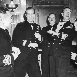 Prince Philip's 1947 Stag Party Print