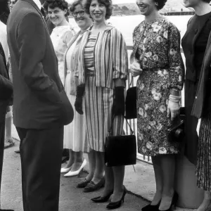 Prince Philip talks to representatives of The Outward Bound Schools Prince Philip talks to representatives of The Outward Bound Schools