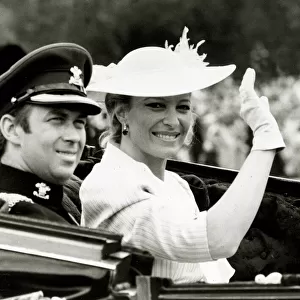 Prince and Princess Michael of Kent en-route to St. Paul