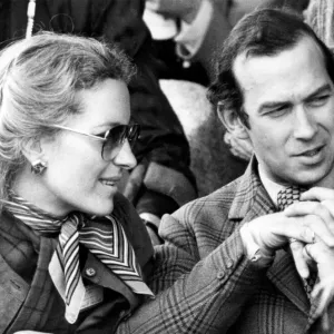 The Prince and Princess Michael of Kent at the Windsor Horse Show Print 1979 The Prince and Princess Michael of Kent at the Windsor Horse Show Print 1979