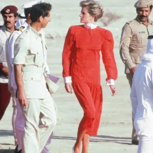 Prince and Princess of Wales, Middle East Tour November 1986