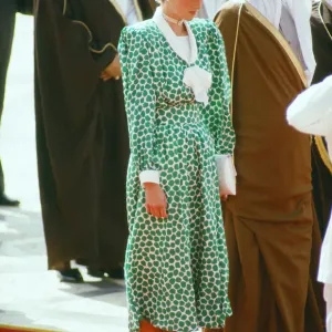 Prince and Princess of Wales, Middle East Tour November 1986