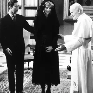 Prince and Princess of Wales visit to Italy. Princess Diana