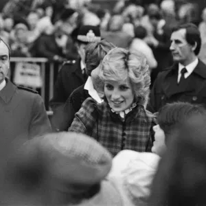 The Prince and Princess of Wales visit Mid Glamorgan in Wales The Prince and Princess of Wales visit Mid Glamorgan in Wales