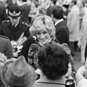 The Prince and Princess of Wales visit Mid Glamorgan in Wales The Prince and Princess of Wales visit Mid Glamorgan in Wales