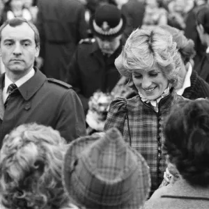 The Prince and Princess of Wales visit Mid Glamorgan in Wales The Prince and Princess of Wales visit Mid Glamorgan in Wales