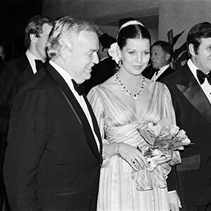 Prince Rainier and Princess Caroline attend a dinner at the Sporting Casino, Monte Carlo