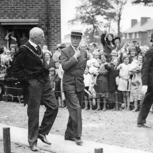 Print of King Edward VIII in Wythenshawe, Manchester Print of King Edward VIII in Wythenshawe, Manchester