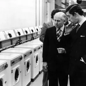 Hoover Factory Print - The Prince of Wales Inspecting Finished Products Hoover Factory Print - The Prince of Wales Inspecting Finished Products