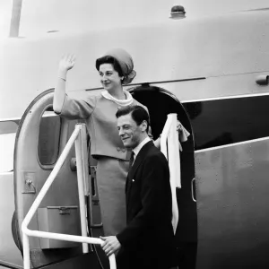 Princess Alexandra of Kent and Angus Ogilvy pictured after their wedding. 24th April 1963 Princess Alexandra of Kent and Angus Ogilvy pictured after their wedding. 24th April 1963