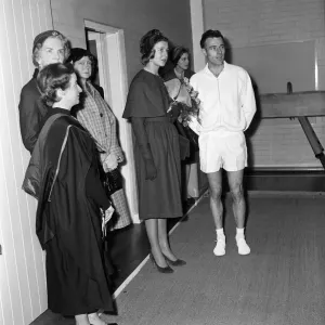 Princess Alexandra of Kent opens Millom School, Cumbria. 3rd November 1959