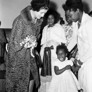Princess Alexandra visits East African Nurses at St. James's, London (Print) Princess Alexandra visits East African Nurses at St. James's, London (Print)