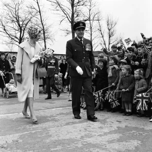 Princess Alexandra of Kent visits RAF Wattisham, Suffolk. 13th April 1960 Princess Alexandra of Kent visits RAF Wattisham, Suffolk. 13th April 1960