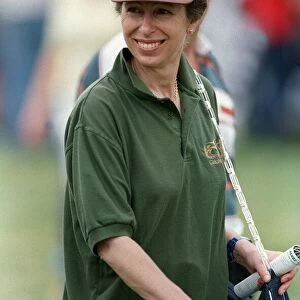 Princess Anne August 98 At horse trials at her Gatcombe Park home