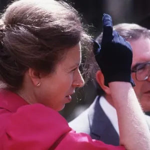 Princess Anne the Princess Royal at Perth Prison and other Scottish events June 1987
