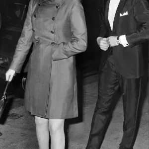 Princess Anne and Sandy Harper Evening Out Print, October 1969 Princess Anne and Sandy Harper Evening Out Print, October 1969