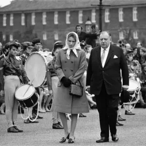 Princess Anne at Hampton Court Palace Print, 1971 Princess Anne at Hampton Court Palace Print, 1971