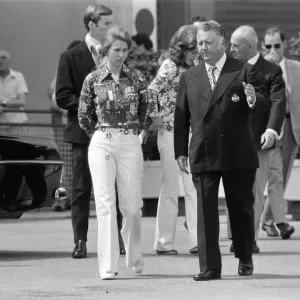 Princess Anne visits Monte Carlo Bay, Monaco. 27th June 1972 Princess Anne visits Monte Carlo Bay, Monaco. 27th June 1972