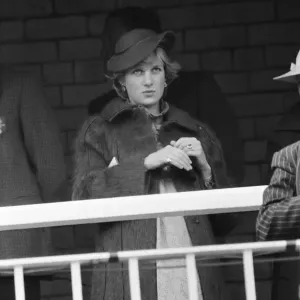 Princess Diana at Aintree Racecourse for the the Grand National horserace. 3rd April 1982 Princess Diana at Aintree Racecourse for the the Grand National horserace. 3rd April 1982