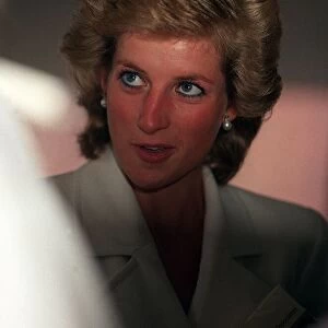 Princess Diana at Ambulance Headquarters, 7th July 1989