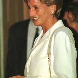 Princess Diana arrives at the Ritz Carlton Hotel in Double Bay