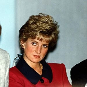Princess Diana attends Britains Child Of Achievement Awards at the Guildhall, London