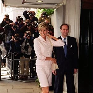 Princess Diana attends the Daily Star Gold Awards ceremony at the Savoy Hotel in London