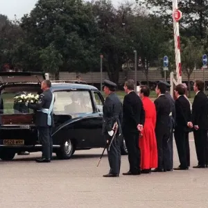 Princess Diana's Final Farewell RAF Northolt Print