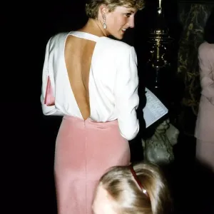 princess diana backless dress Penelope Backless Satin Gown – SAU LEE main image 1