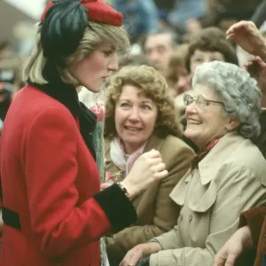 Princess Diana meets and greets the people of Birmingham, The Midlands Princess Diana meets and greets the people of Birmingham, The Midlands