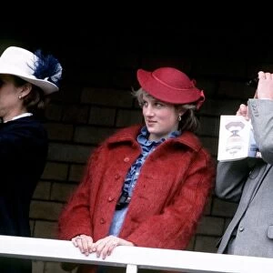 Princess Diana Prince Charles at the Grand National. 3rd April 1982