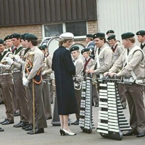 Princess Diana and Prince Charles meet and greet the people of Atherstone, Warwickshire