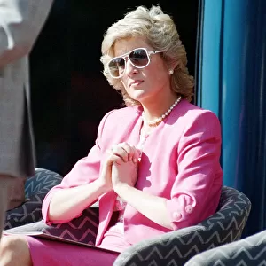 Princess Diana and Prince Charles on their overseas visit to Australia for