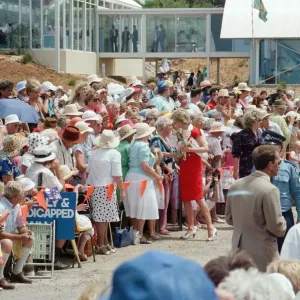 Princess Diana and Prince Charles on their overseas visit to Australia for