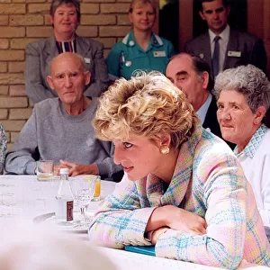 Princess Diana the Princess of Wales. (North East visits