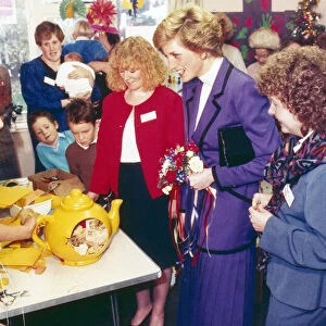 Princess Diana seen here during her visit to South Bank in Teesside