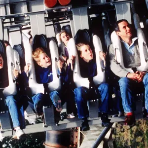 Princess Diana and Sons at Alton Towers Print 1994 Princess Diana and Sons at Alton Towers Print 1994