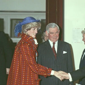Princess Diana visiting Princess Louise Scottish Hospital for Limbless Sailors & Soldiers