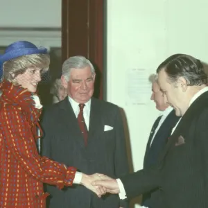Princess Diana visiting Princess Louise Scottish Hospital for Limbless Sailors & Soldiers Princess Diana visiting Princess Louise Scottish Hospital for Limbless Sailors & Soldiers