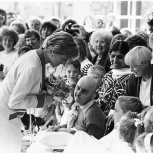 Princess Diana at Alder Hey Hospital Print 1990 Princess Diana at Alder Hey Hospital Print 1990