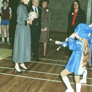 Princess Diana in Maryhill Print 4th March 1983 Princess Diana in Maryhill Print 4th March 1983